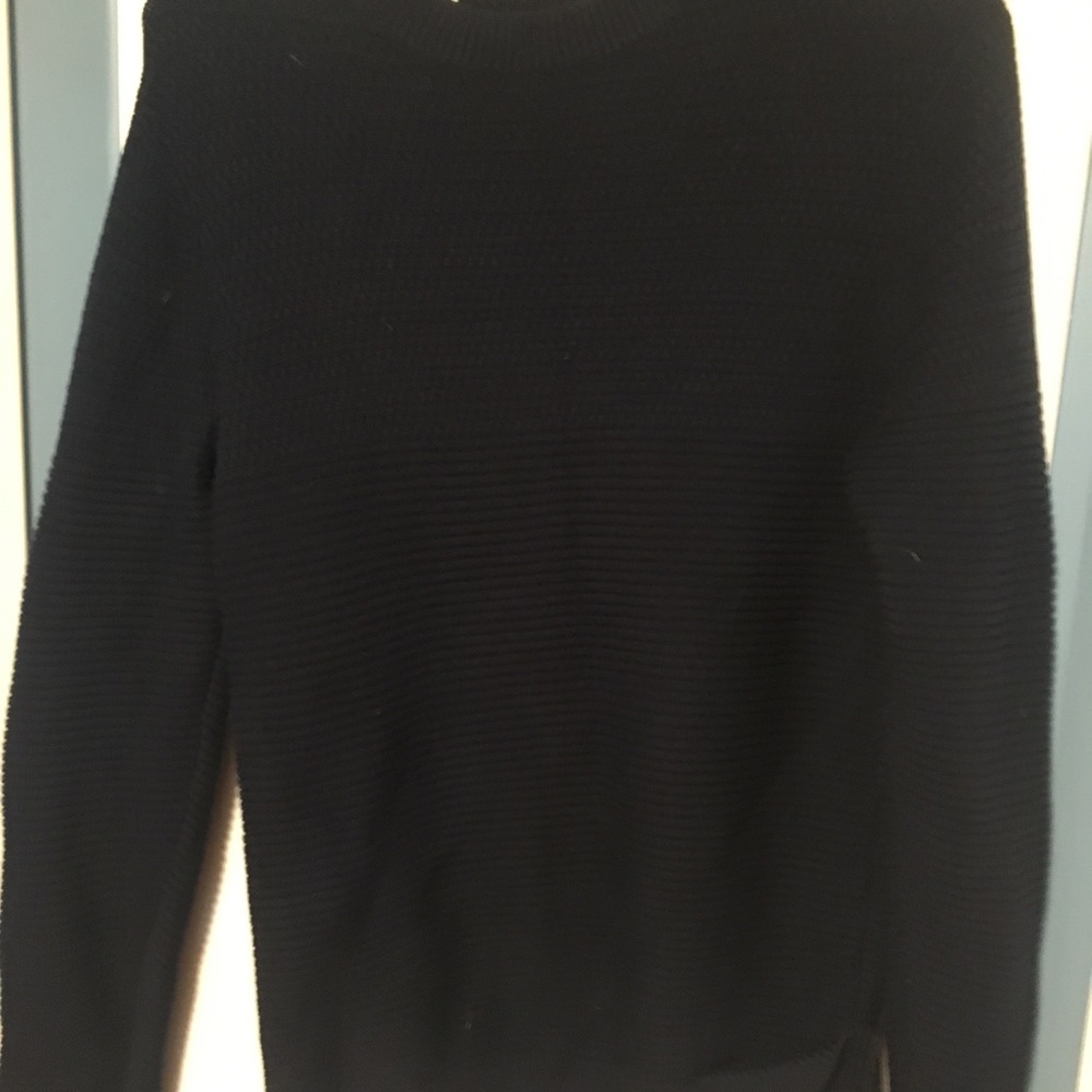 Men’s 100 % cotton navy crew neck